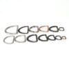Custom Made Metal Metal D Ring For Handbags - Imagen 4
