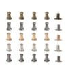 Metal Alloy Screw Stud Rivets - Imagem 4