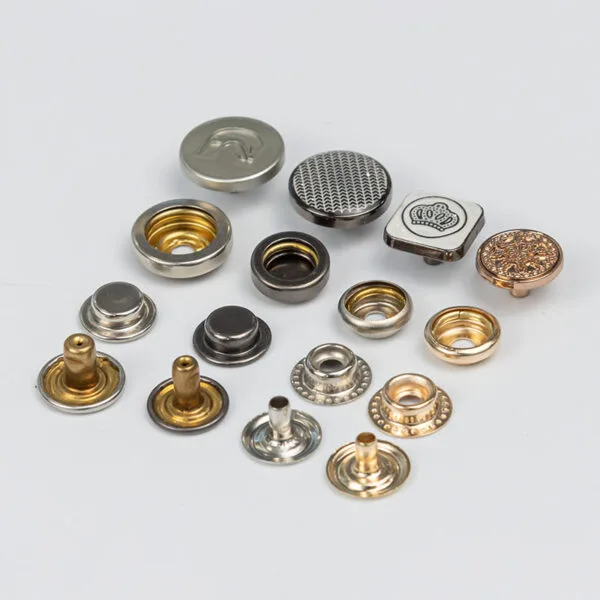 Metal Snap Metal Press Stud Button Custom Logo - Image 5