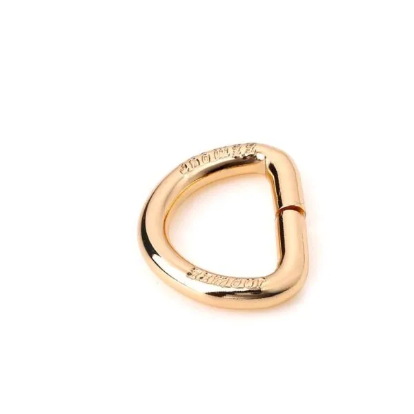 Customized Logo D Ring For Bag Strap Split - Imagem 3