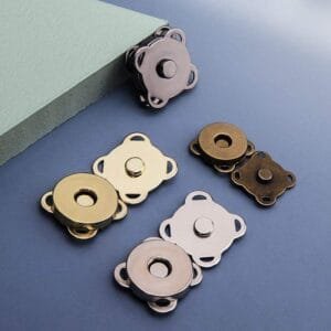 Metal Magnetic Snap Strong Magnetic Press Push Square Button For Leather