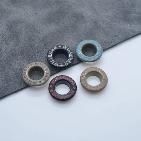 Custom Factory Different Size Metal Eyelets Brass Stainless Steel Metal Grommet Garment Eyelet - Imagem 6