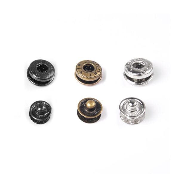 Metal Press Studs Snap Fasteners Button