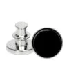 High Quality Brass Color Customized Logo Name Metal Button for Clothing - Imagem 5