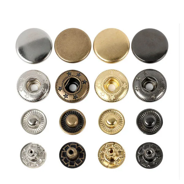 Metal Press Studs Snap Fasteners Button - Image 3