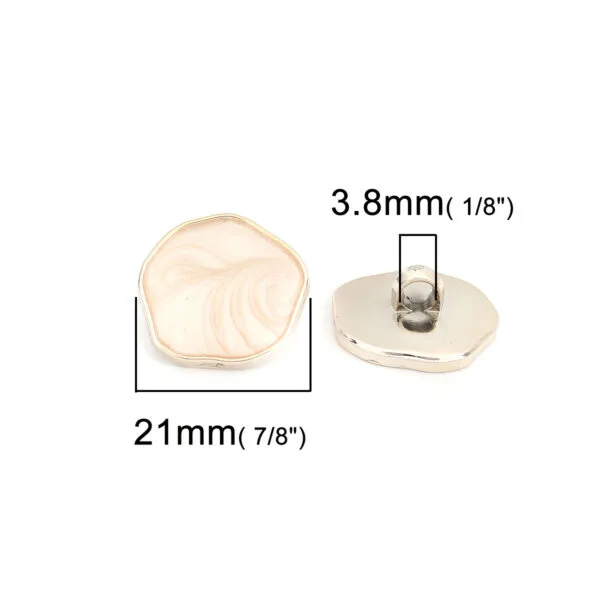 Irregular Enamel Sewing Shank Buttons Resin Craft Sweing Button For DIY Handmade Clothing Decorative Garment Accessories — изображение 6