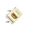 Custom zip Zinc Alloy Metal Handbag Push Pull Mortise Lock accessory - Image 2