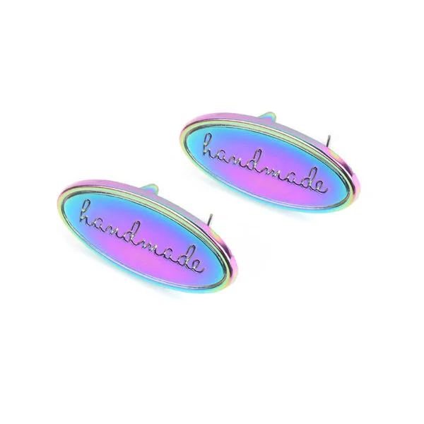 Multicolor Handmade Metal Label - Imagem 2