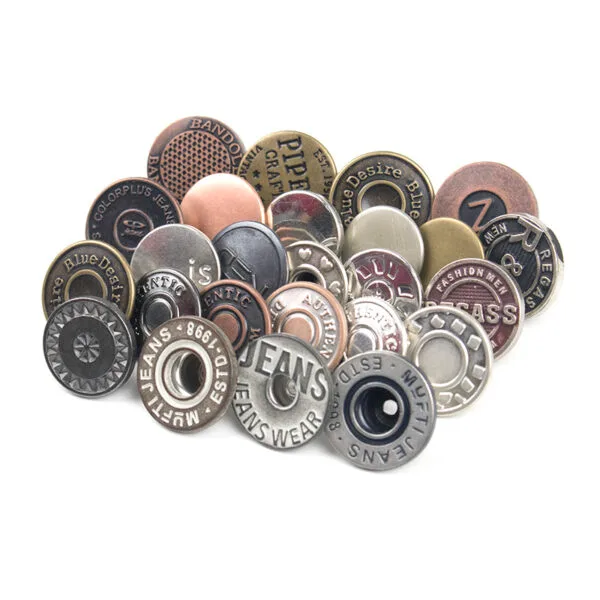Good Price Factory Direct Supply High Quality Alloy Brass Tack Jeans Button Custom - Imagem 3
