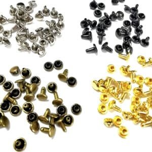 Rivets décoratifs en cuir à double capuchon à bas prix pour sac personnalisé River