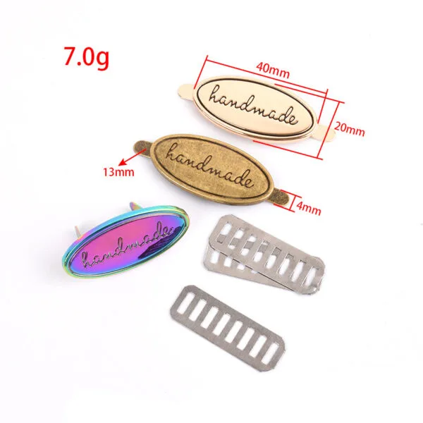 Multicolor Handmade Metal Label - Imagem 5