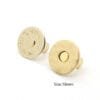 18mm Gold Color Ultra Thin Magnet Button – Image 4