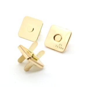 Square Magnetic Button Custom Brand Logo